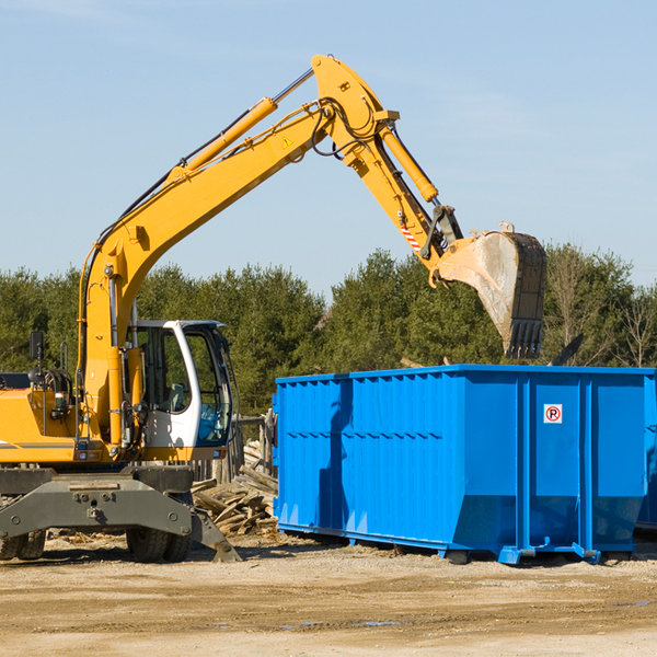 what happens if the residential dumpster is damaged or stolen during rental in Carterville MO